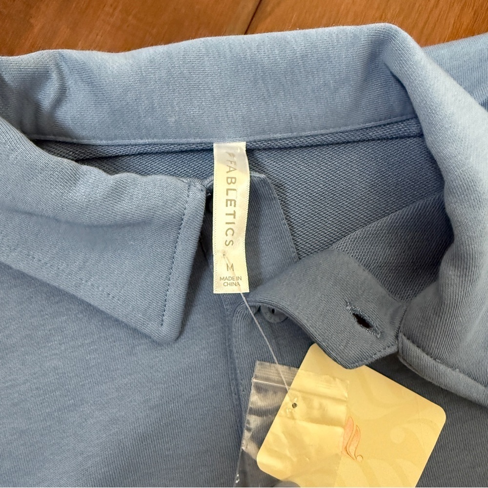NWT - Fabletics Year Round Terry Polo Sweatshirt | Womens | M - Picture 11 of 12